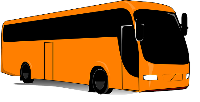 oranžový autobus